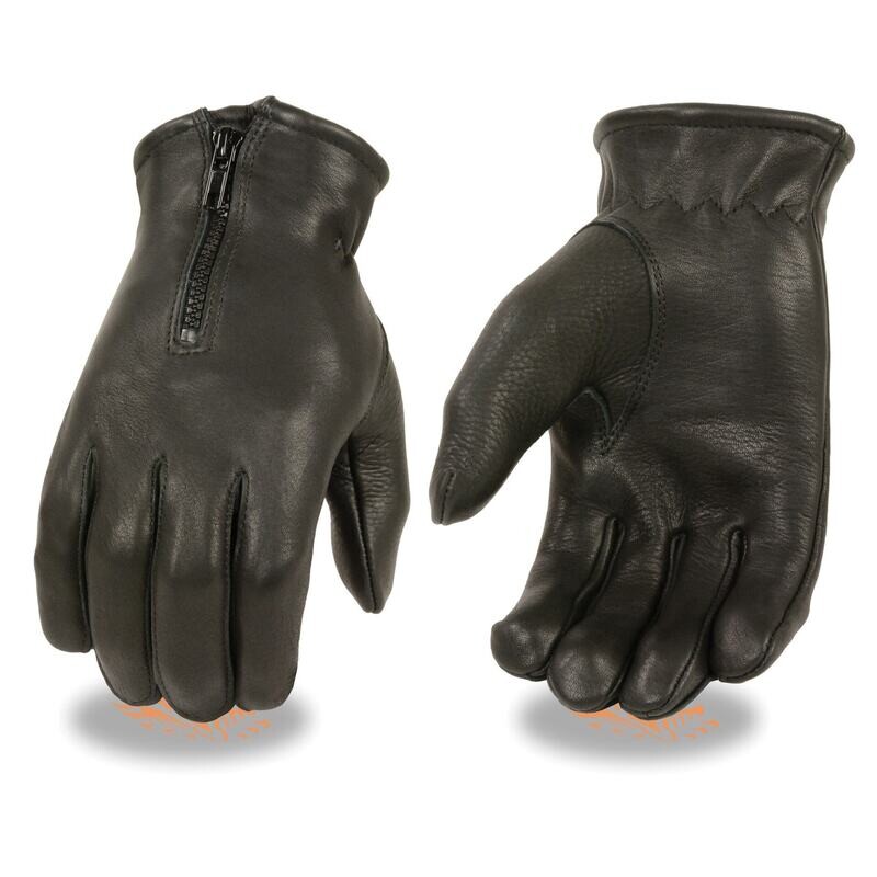Men’s Deerskin Unlined Gloves w/ Zipper Closure
Brand : Milwaukee Leather