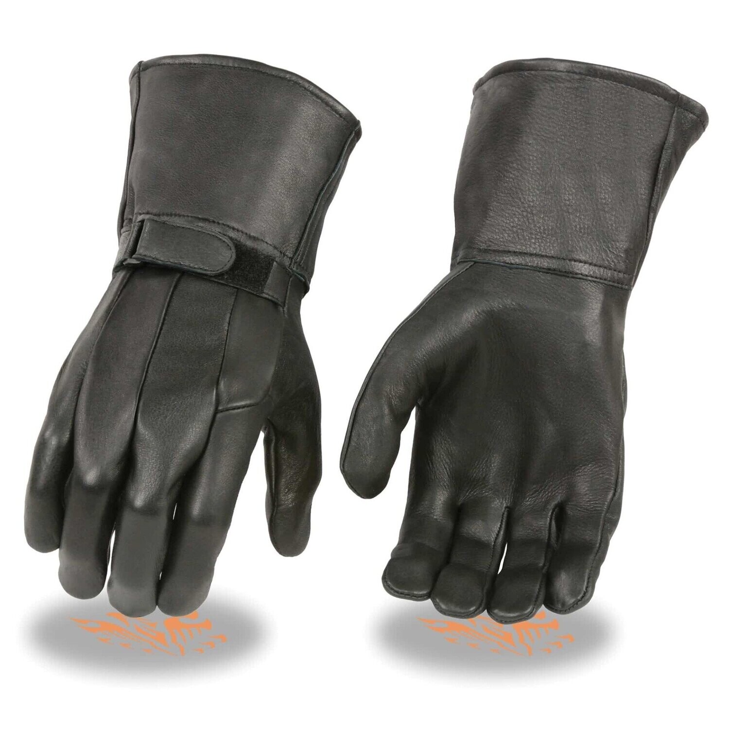 Men’s Light Lined Gauntlet Gloves w/ Wrist Strap
Brand : Milwaukee Leather