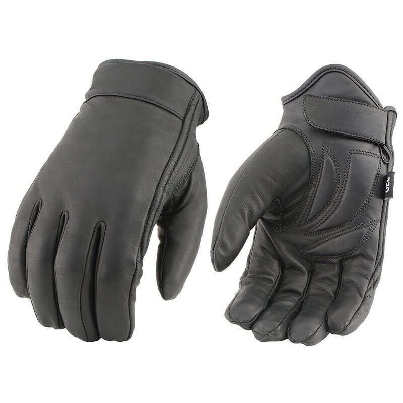 Men’s Black Leather Waterproof Cruiser Glove w/ Gel Palm
Brand : Milwaukee Leather