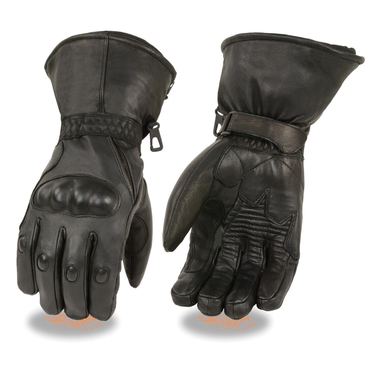 Men’s Waterproof Gauntlet Gloves w/ Hard Knuckles, Gel Palm
Brand : Milwaukee Leather
