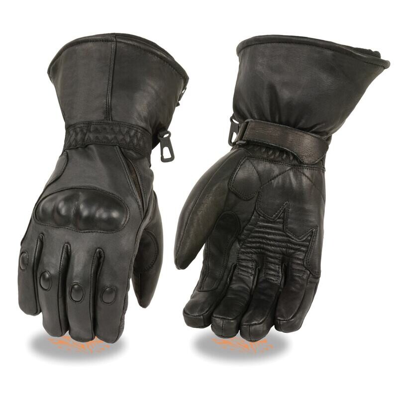 Men’s Waterproof Gauntlet Gloves w/ Hard Knuckles, Gel Palm
Brand : Milwaukee Leather