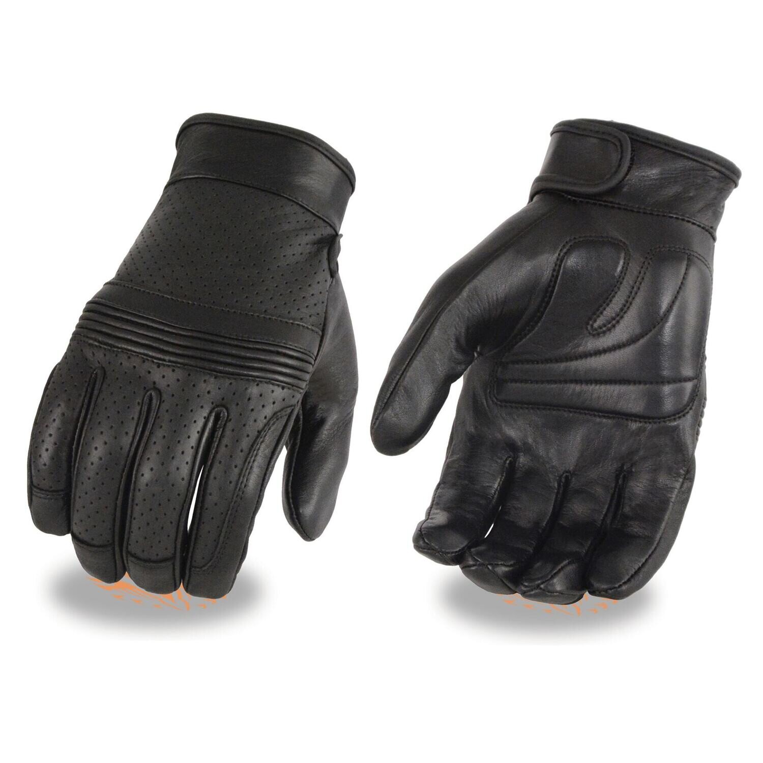 Men’s Premium Leather Perforated Glove w/ Flex Knuckles – Touch Screen Fingers
Brand : Milwaukee Leather