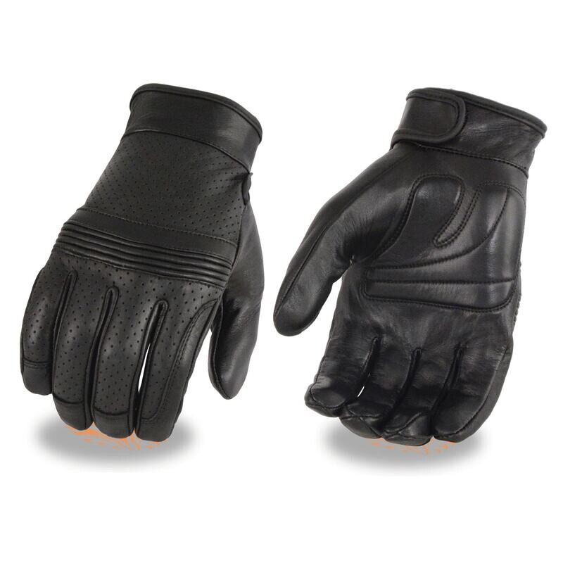 Men’s Premium Leather Perforated Glove w/ Flex Knuckles – Touch Screen Fingers
Brand : Milwaukee Leather