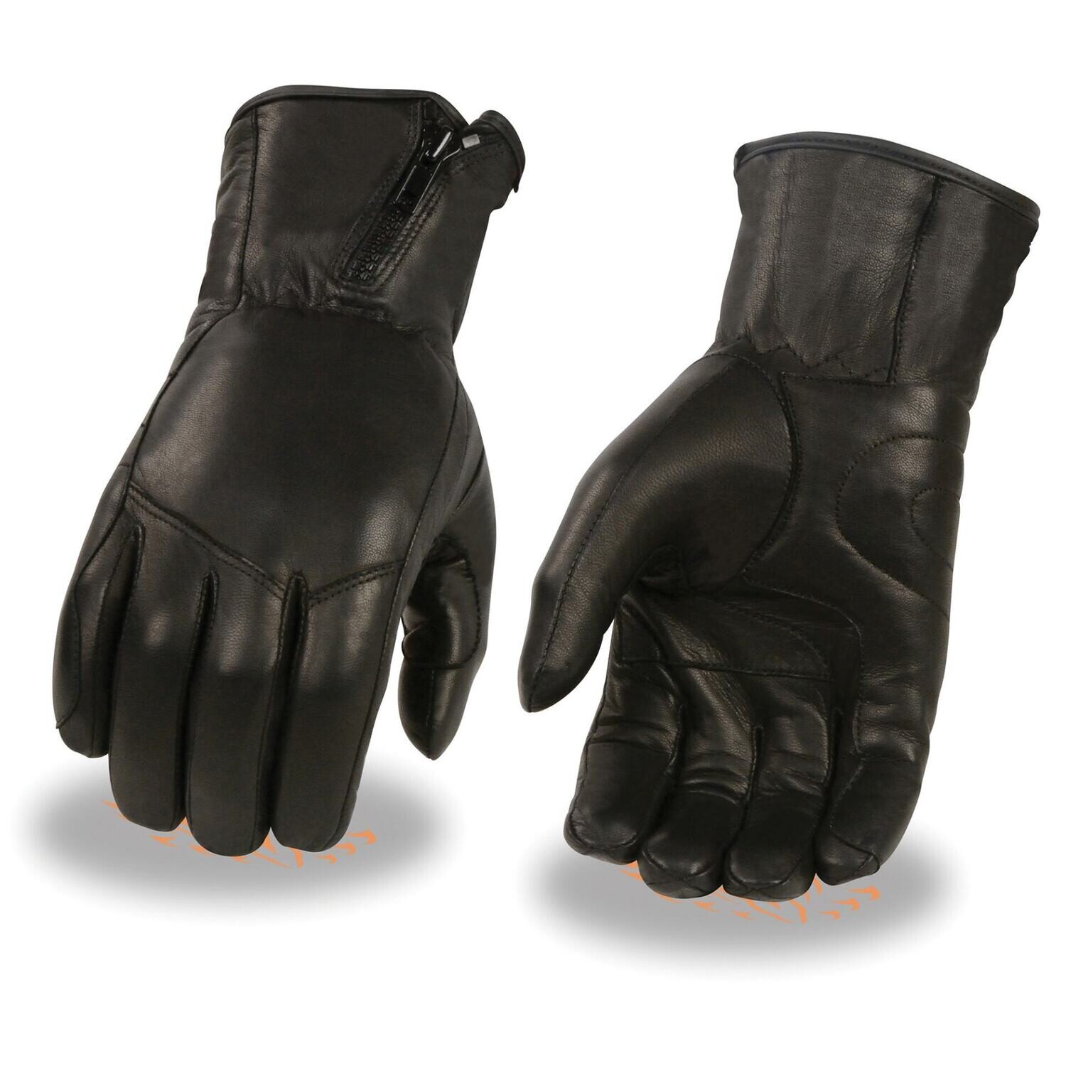 Men’s Premium Leather Long Wristed Gauntlet Glove w/ Zipper Top
Brand : Milwaukee Leather