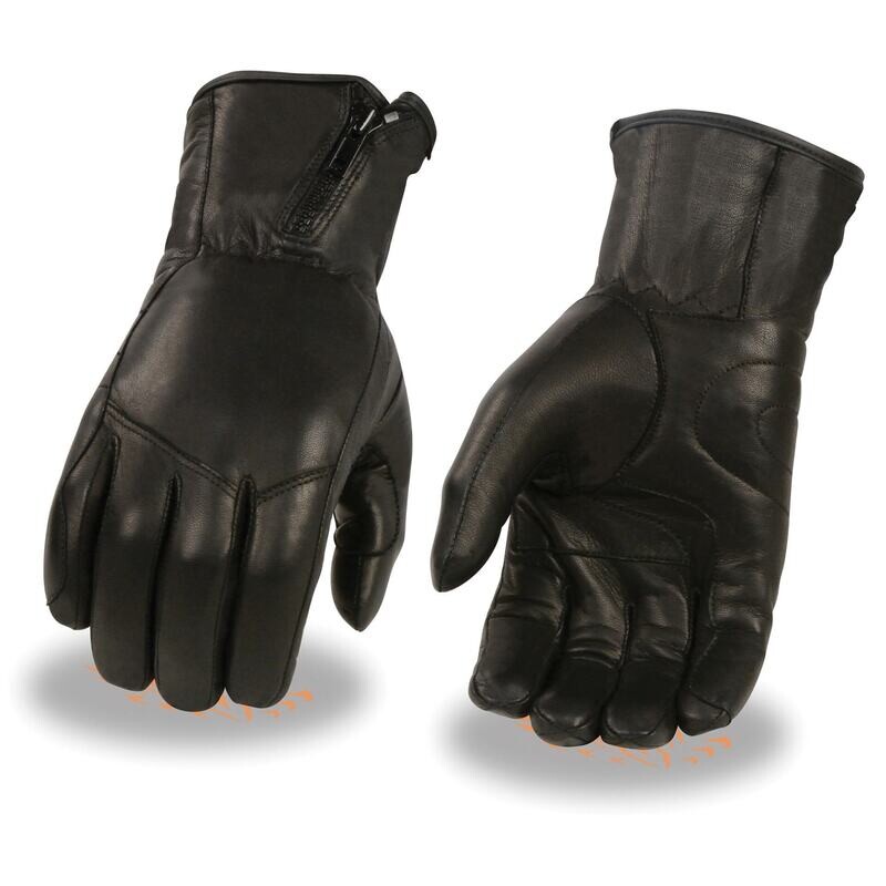 Men’s Premium Leather Long Wristed Gauntlet Glove w/ Zipper Top
Brand : Milwaukee Leather