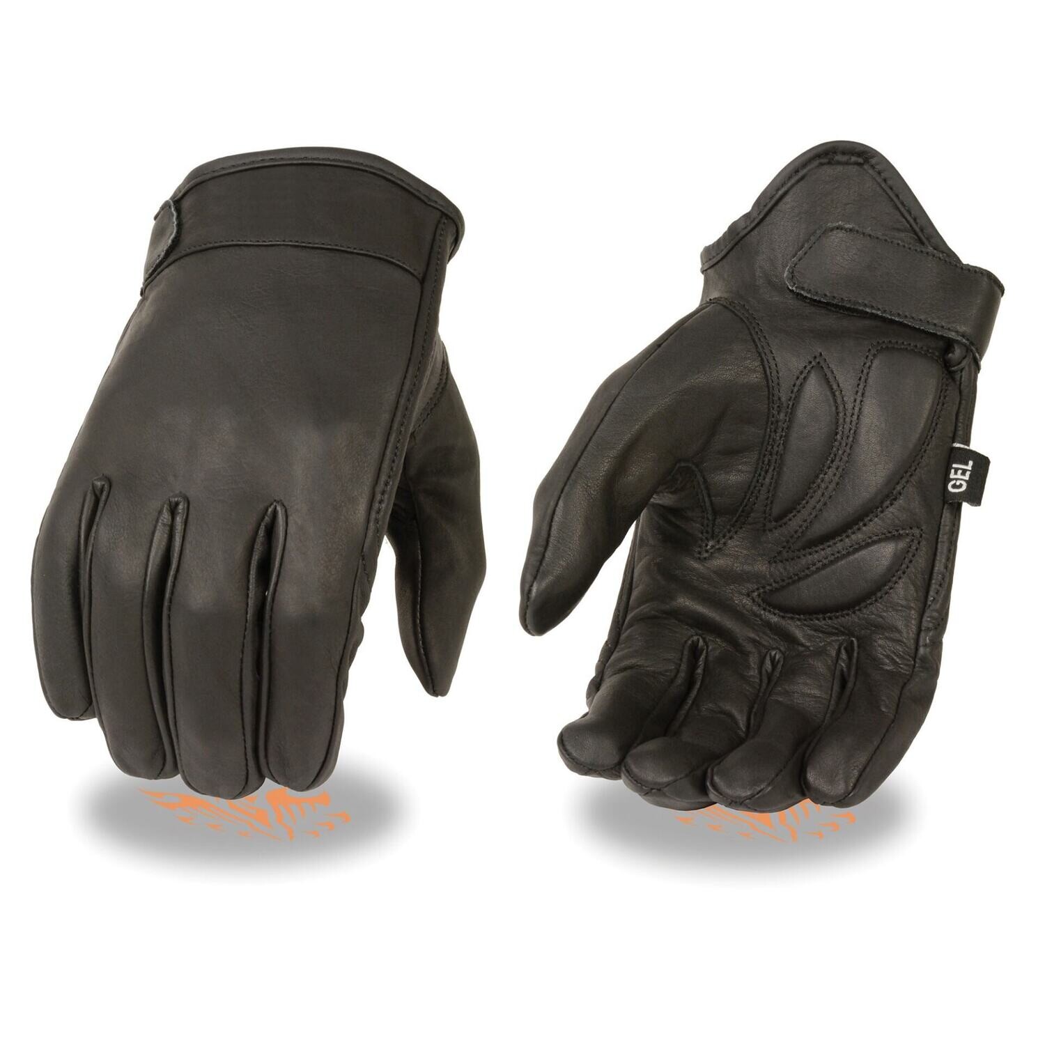 Men’s Short Wristed Leather Gloves w/ Gel Palm
Brand : Milwaukee Leather