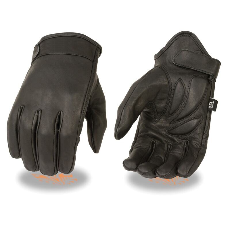 Men’s Short Wristed Leather Gloves w/ Gel Palm
Brand : Milwaukee Leather