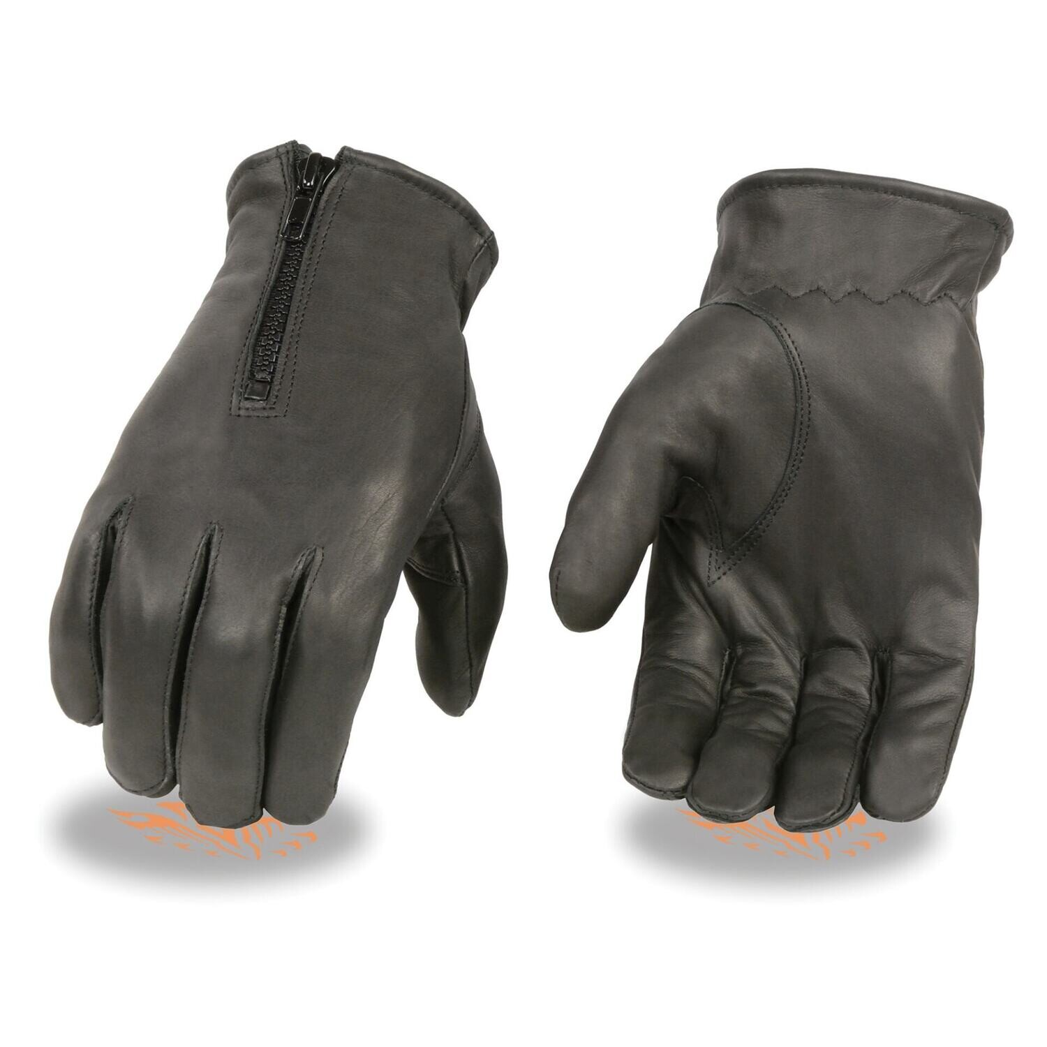 Men’s Thermal Lined Leather Gloves w/ Zipper Closure
Brand : Milwaukee Leather