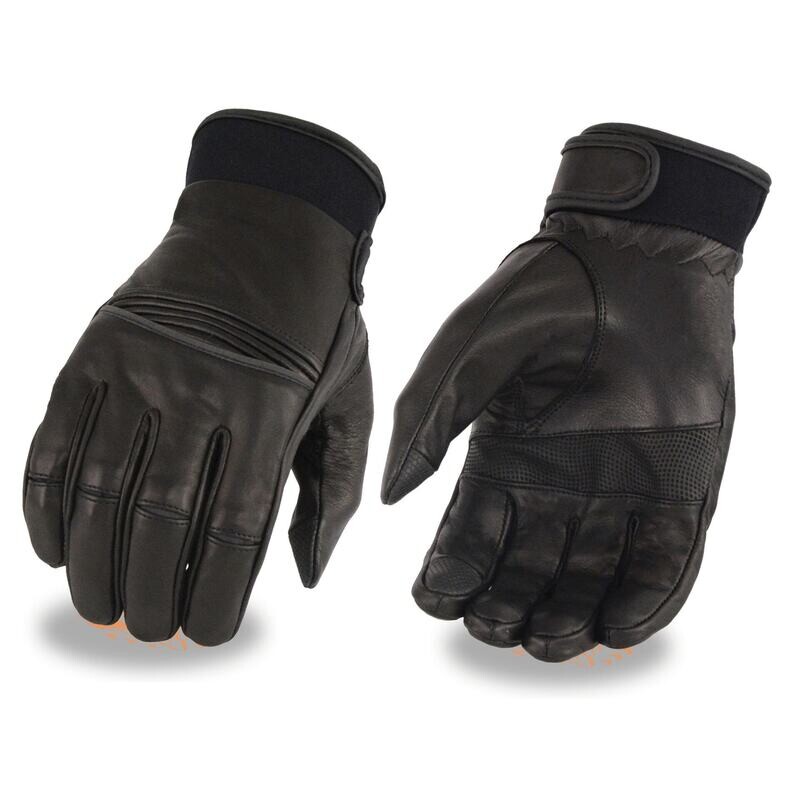Men’s Leather Riding Glove w/ Stretch Knuckles – I-Touch
Brand : Milwaukee Leather