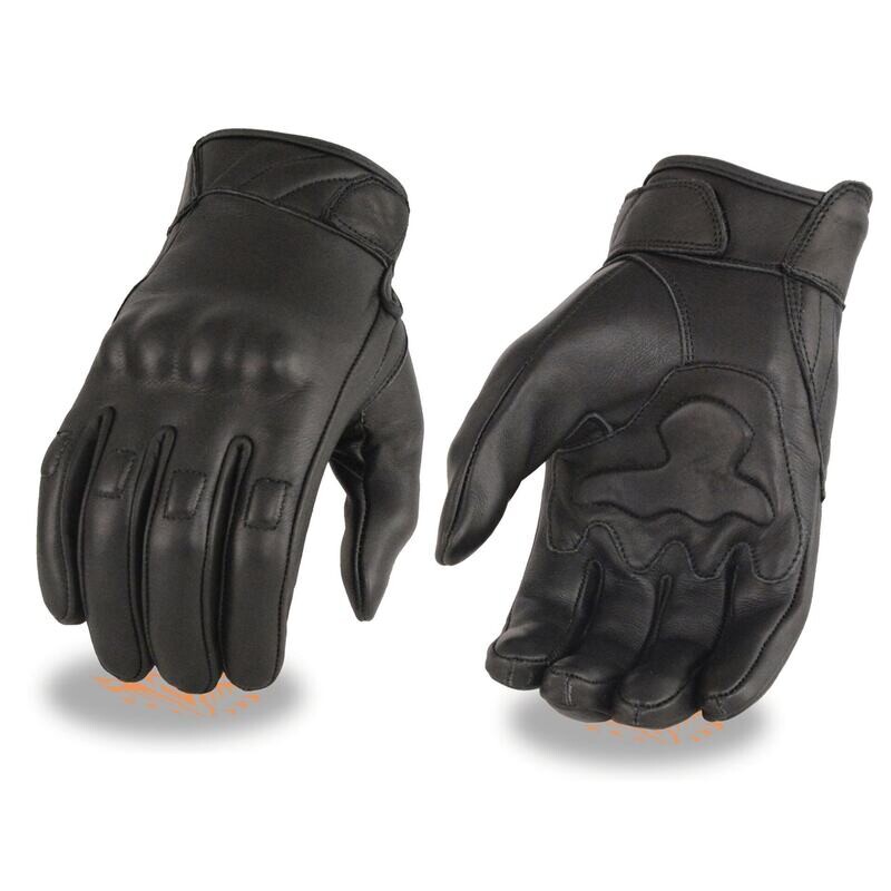 Men’s Leather Gloves w/ Rubberized Knuckles & Gel Palm
Brand : Milwaukee Leather