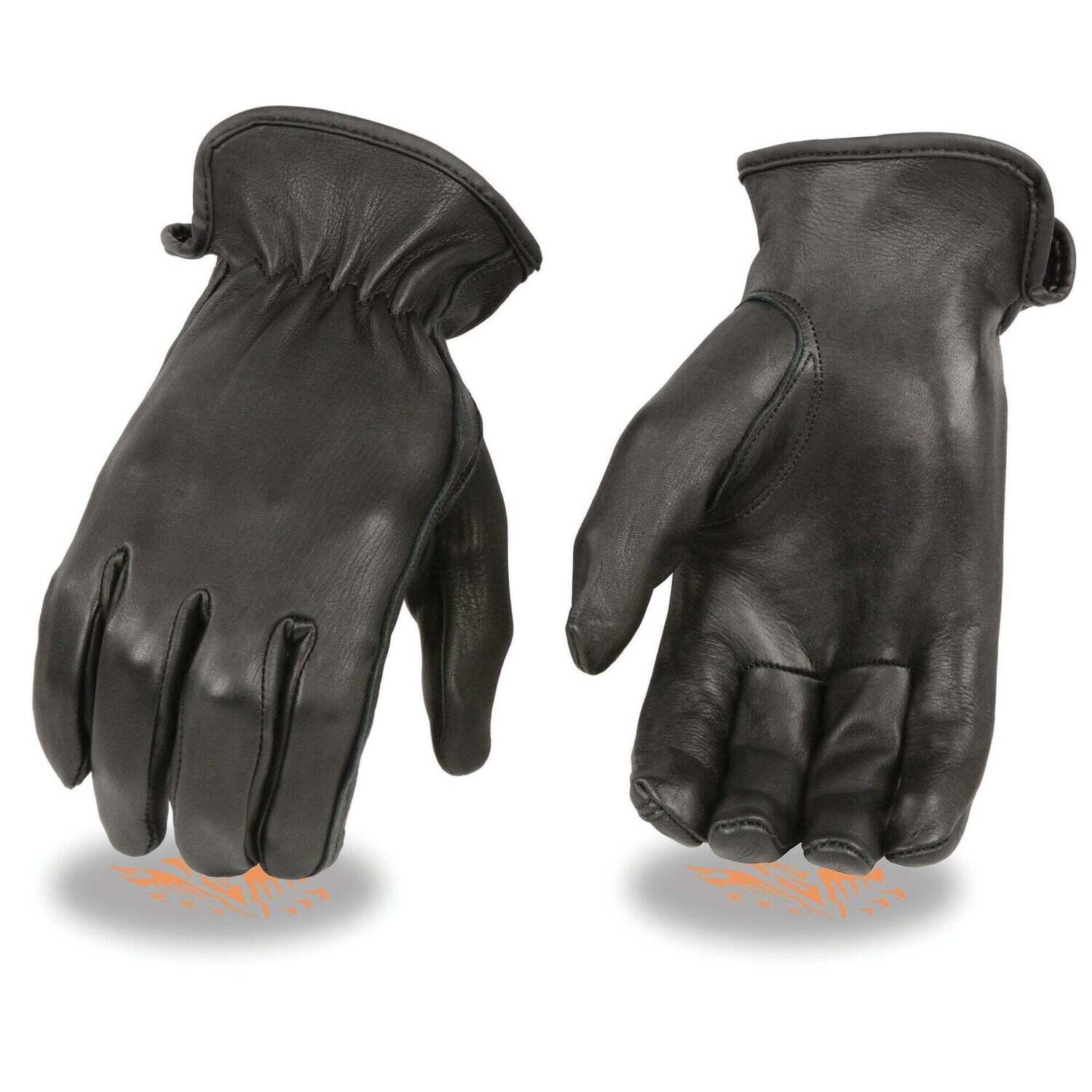 Women’s Unlined Deerskin Gloves w/ Cinch Wrist
Brand : Milwaukee Leather