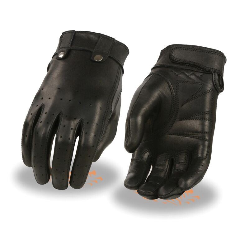 Women’s Leather Driving Glove w/ Perforated Fingers, Gel Palm
Brand : Milwaukee Leather