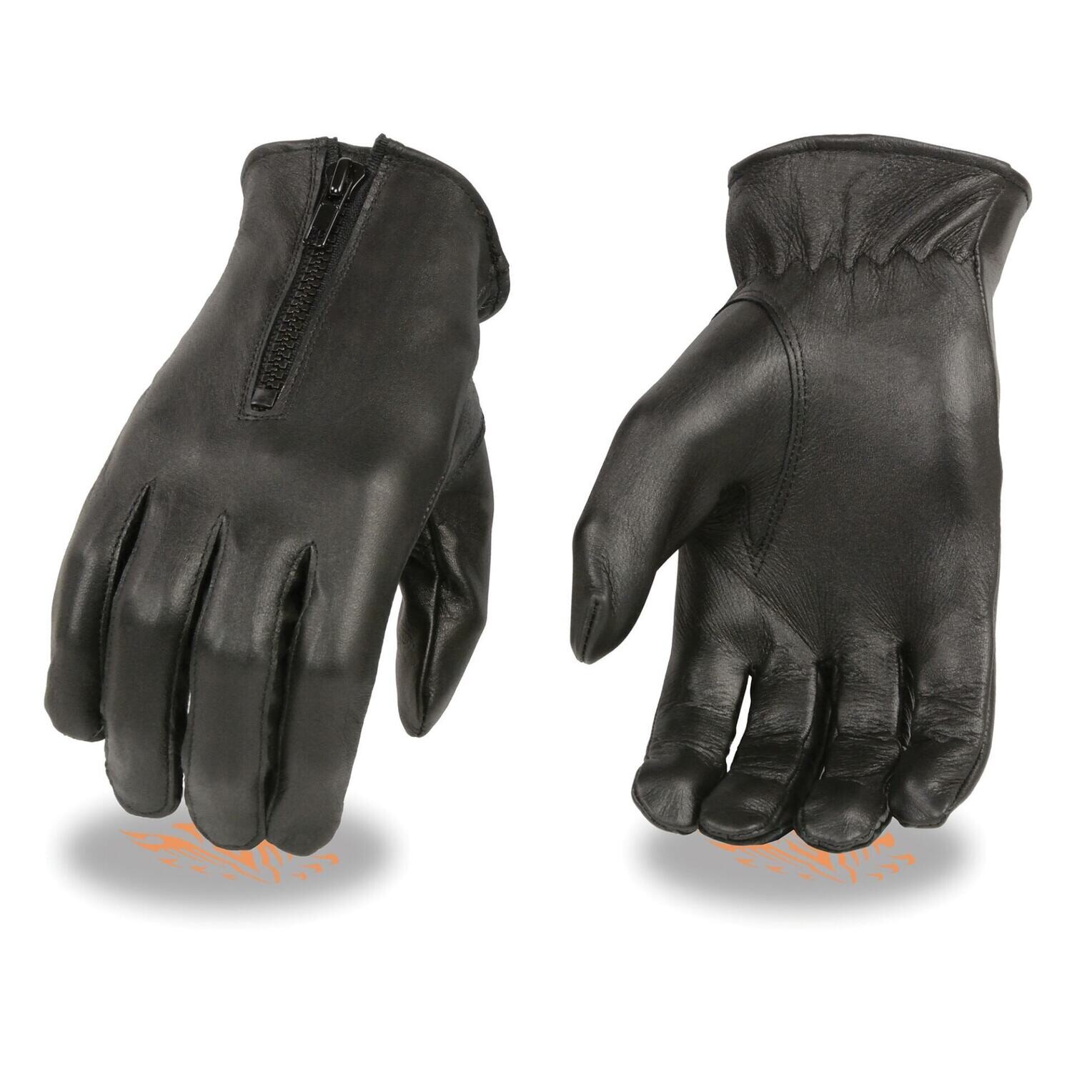 Women’s Thermal Lined Leather Gloves w/ Zipper Closure
Brand : Milwaukee Leather