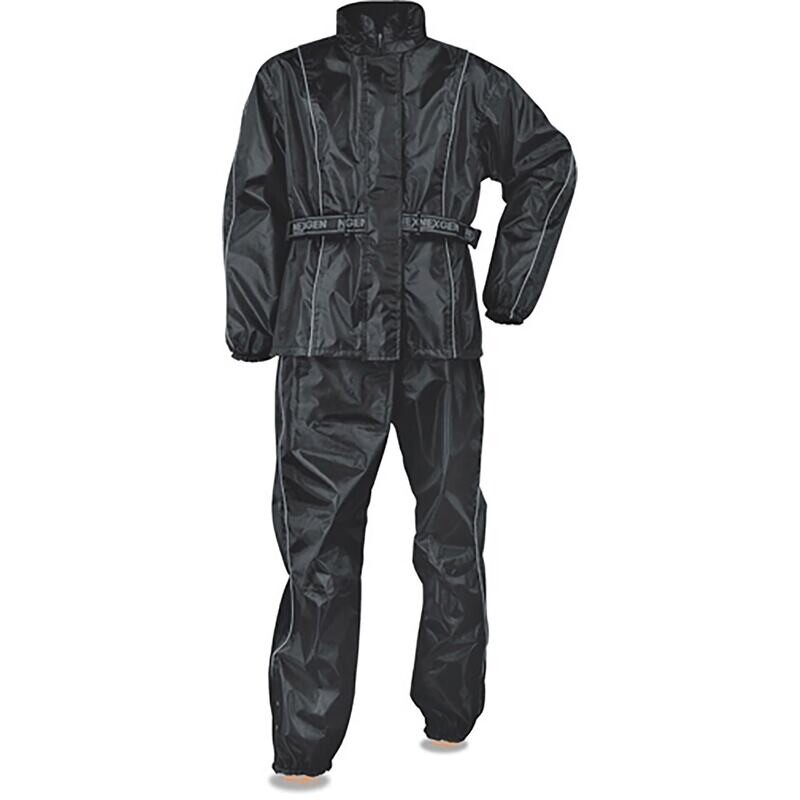 Women’s Black Rain Suit Oxford Nylon Lightweight & Water Resistant
Brand : Milwaukee Leather Performance Apparel
