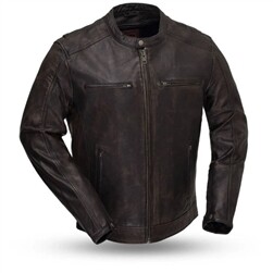 HIPSTER - MEN'S MOTORCYCLE LEATHER JACKET