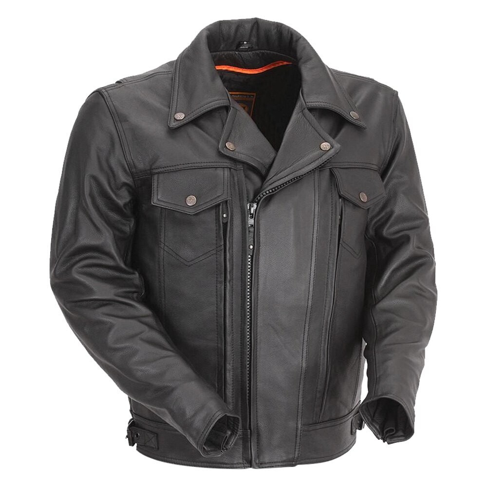 MASTERMIND TALL - MEN'S MOTORCYCLE LEATHER JACKET