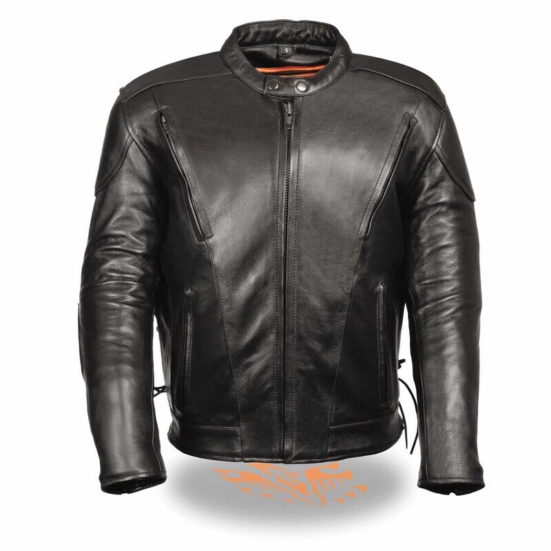 Men’s Side Lace Vented Scooter Jacket
