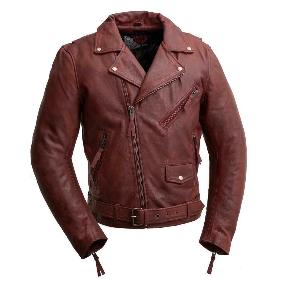 FILLMORE - MEN'S MOTORCYCLE LEATHER JACKET