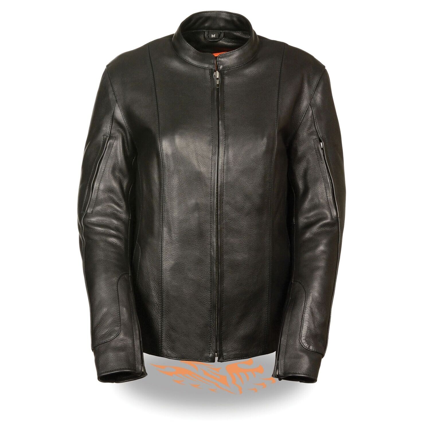 Women’s Racer Style Jacket w/ Side Buckles
Brand : Milwaukee Leather