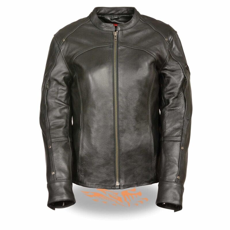 Women’s 3/4 Length Fashion Forward Jacket
Brand : Milwaukee Leather