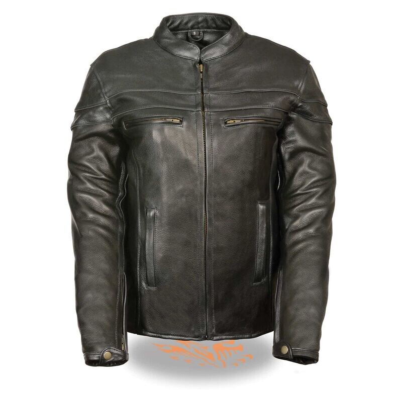 Women’s Sporty Scooter Crossover Leather Jacket
Brand : Milwaukee Leather