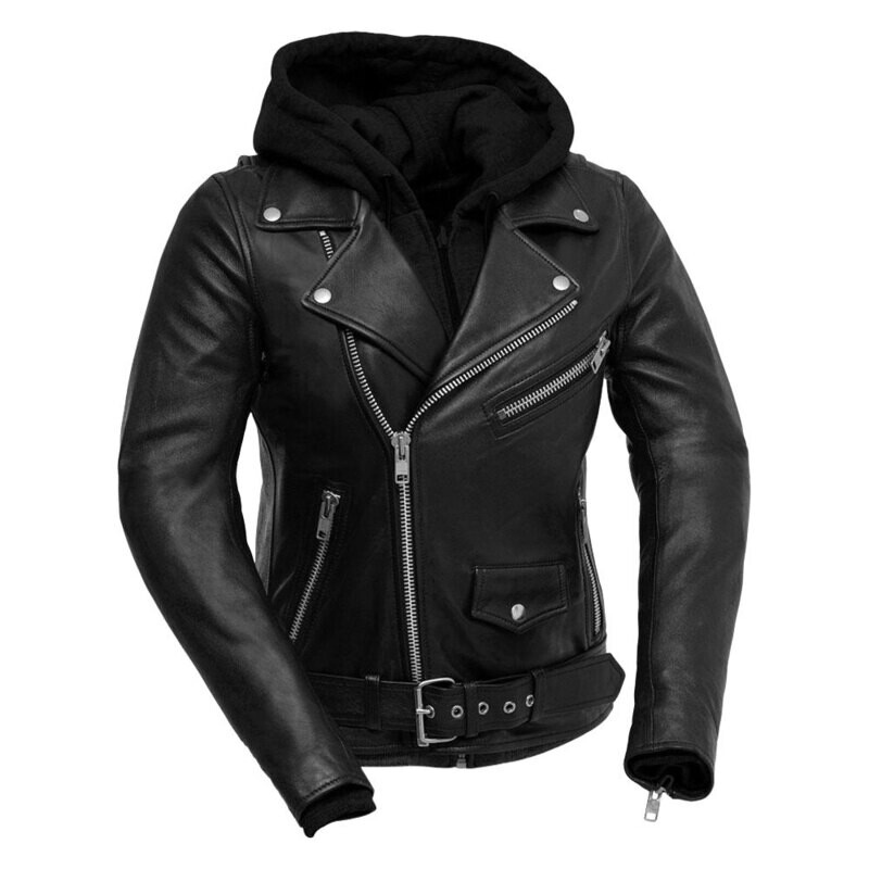 RYMAN - WOMEN'S MOTORCYCLE LEATHER JACKET
