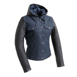 Holli Motorcycle Denim/Leather Jacket