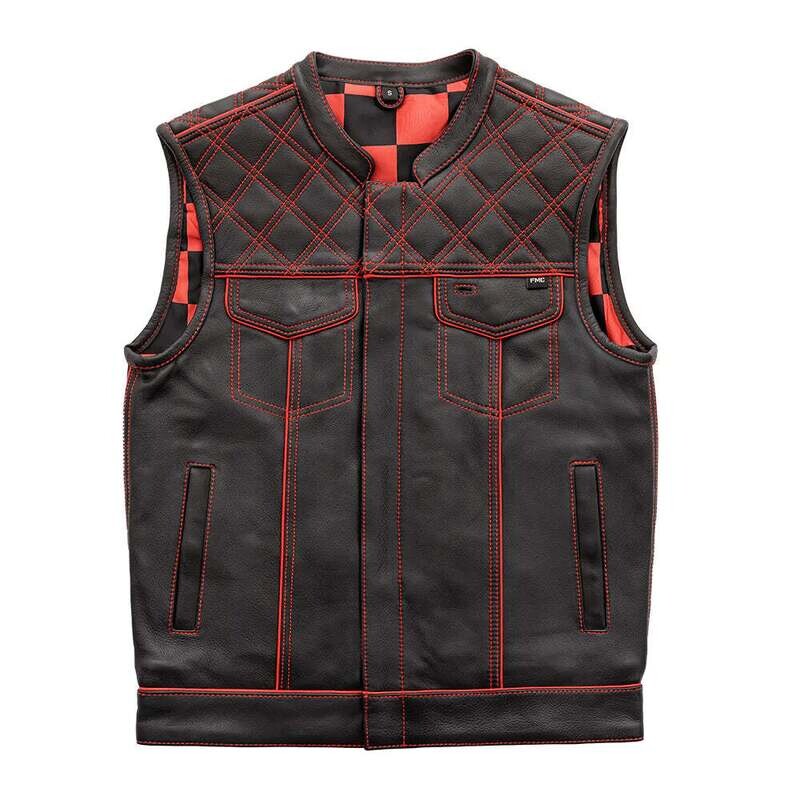 Red Checker Vest