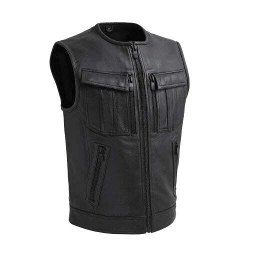 Unbeatable Motorcycle Leather Vest
