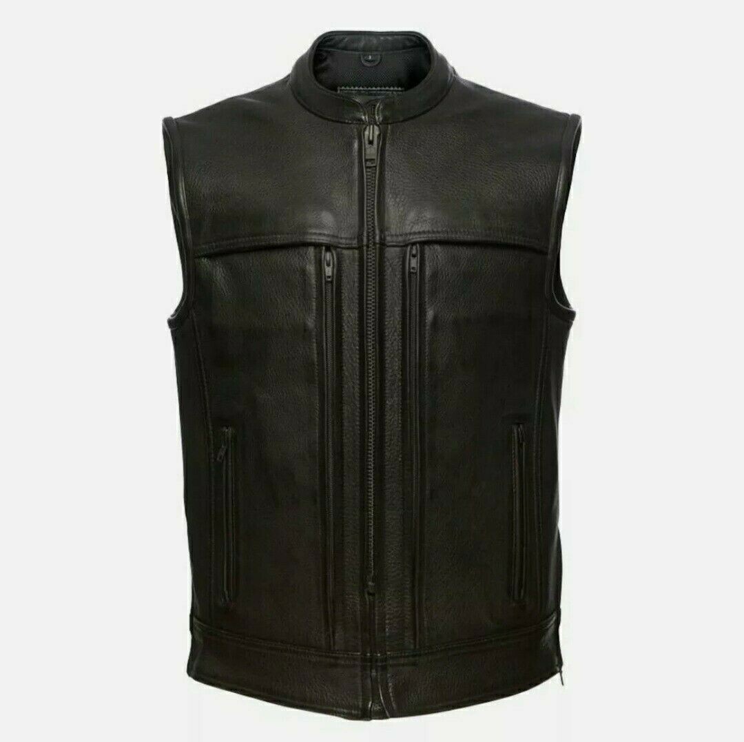 Rampage Motorcycle Leather Vest
