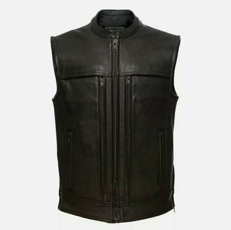 Rampage Motorcycle Leather Vest
