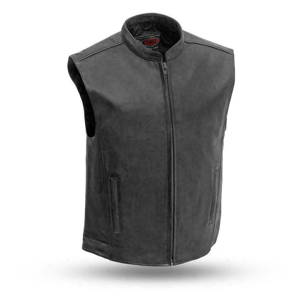 Club House Motorcycle Leather Vest