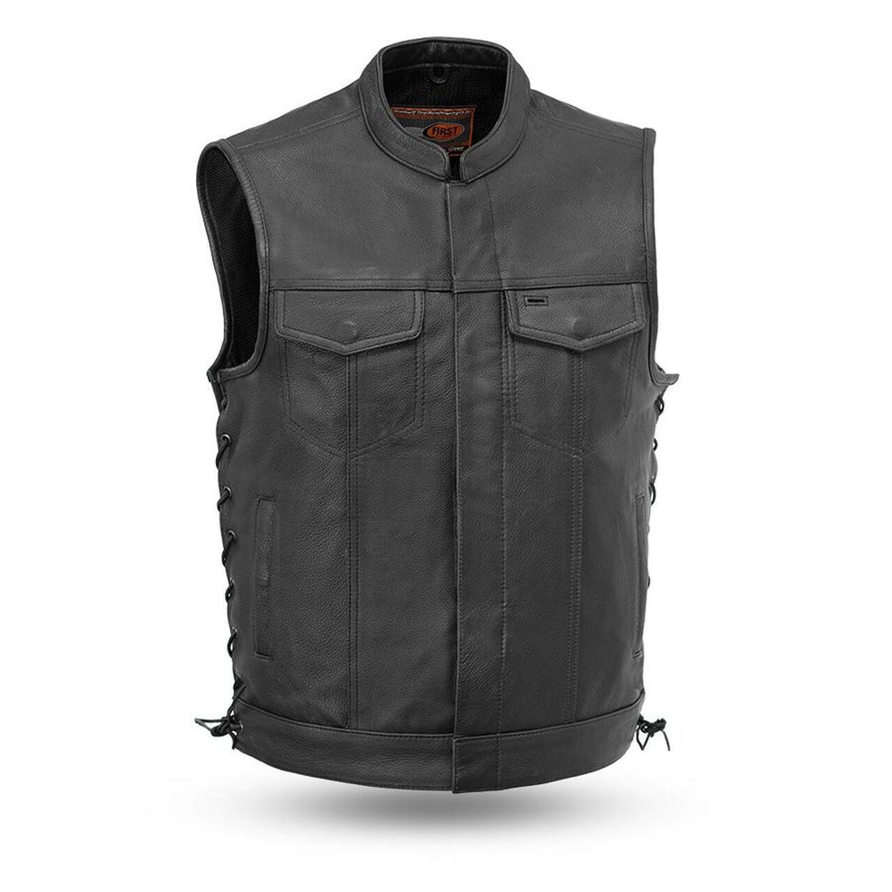 Sniper Motorcycle Leather Vest