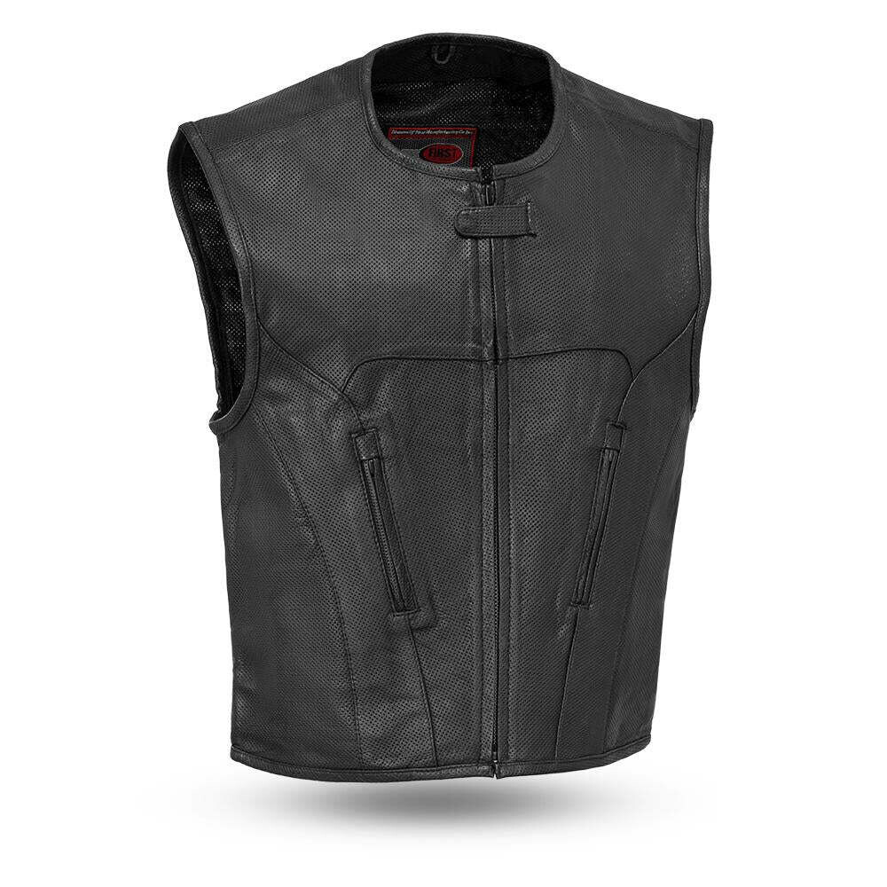 Raceway Motorcycle Leather Vest