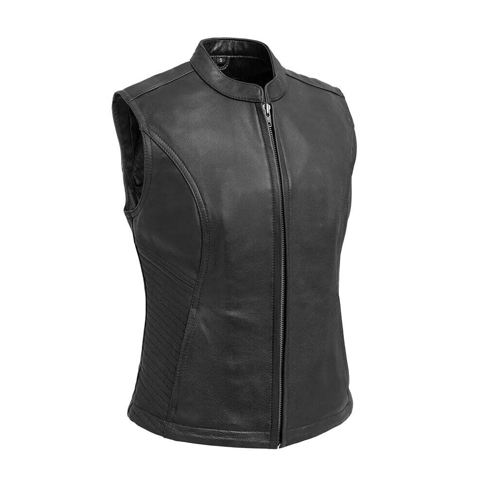 Nina - Women's Motorcycle Leather Vest