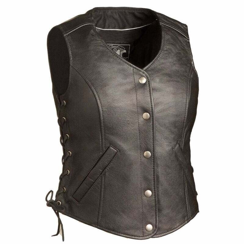 Honey Badger - Motorcycle Leather Vest