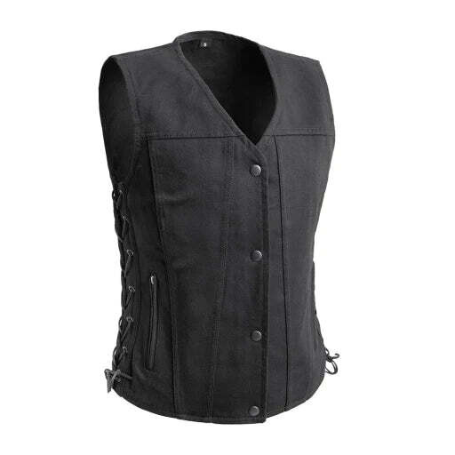Tiff - Women's Motorcycle Twill Vest