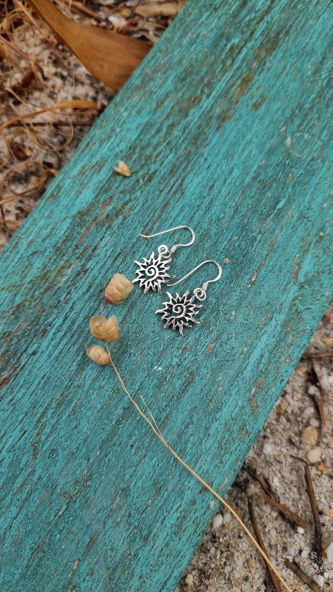 Brinco Sol Selvagem — Prata 925