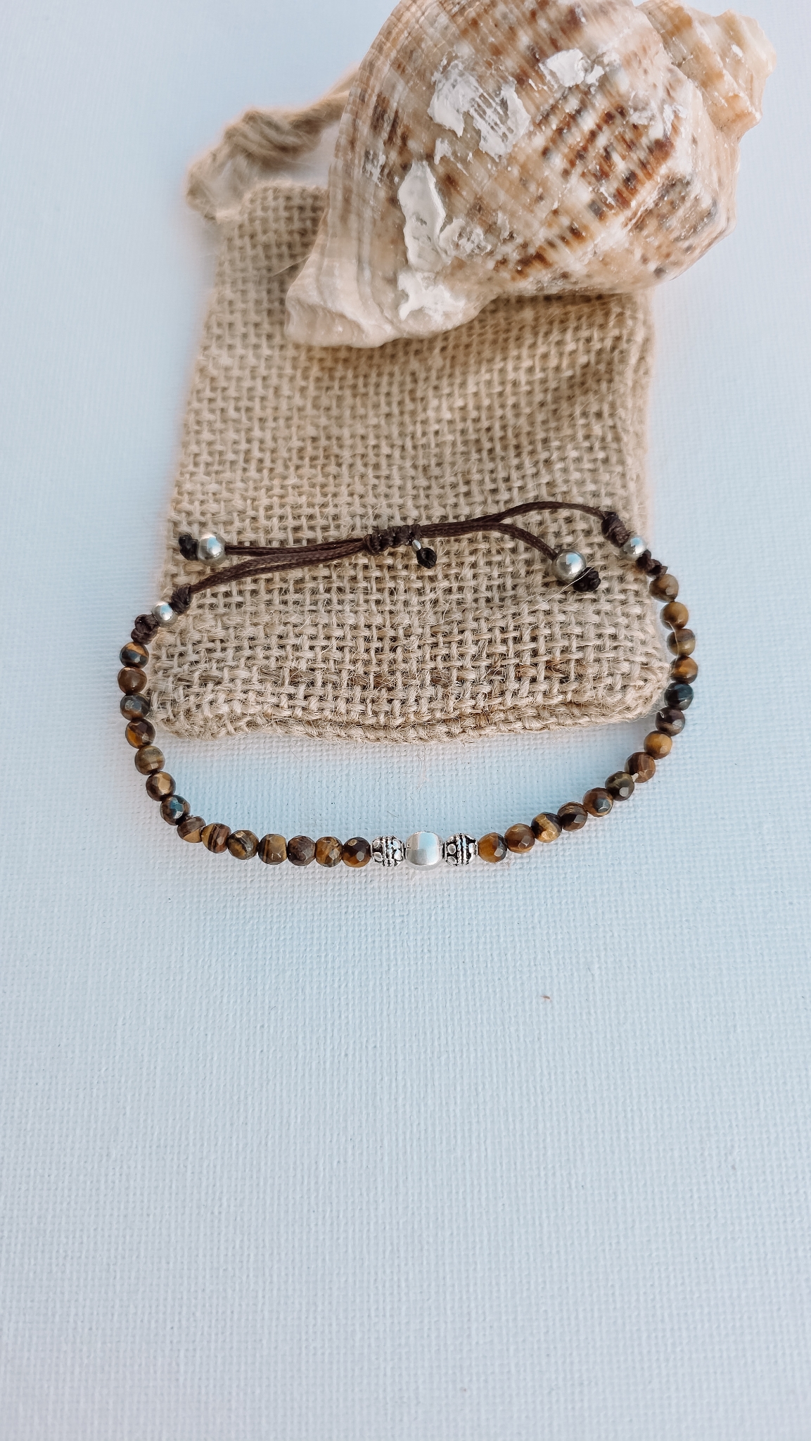 Pulseira Olho de Tigre Regulável