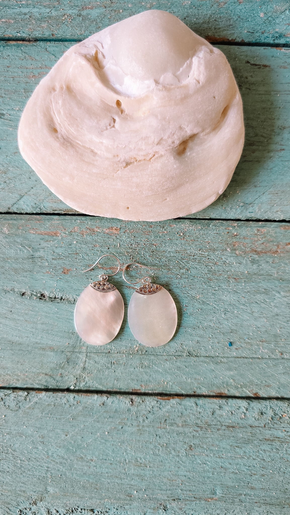 Brincos Marfim do Mar