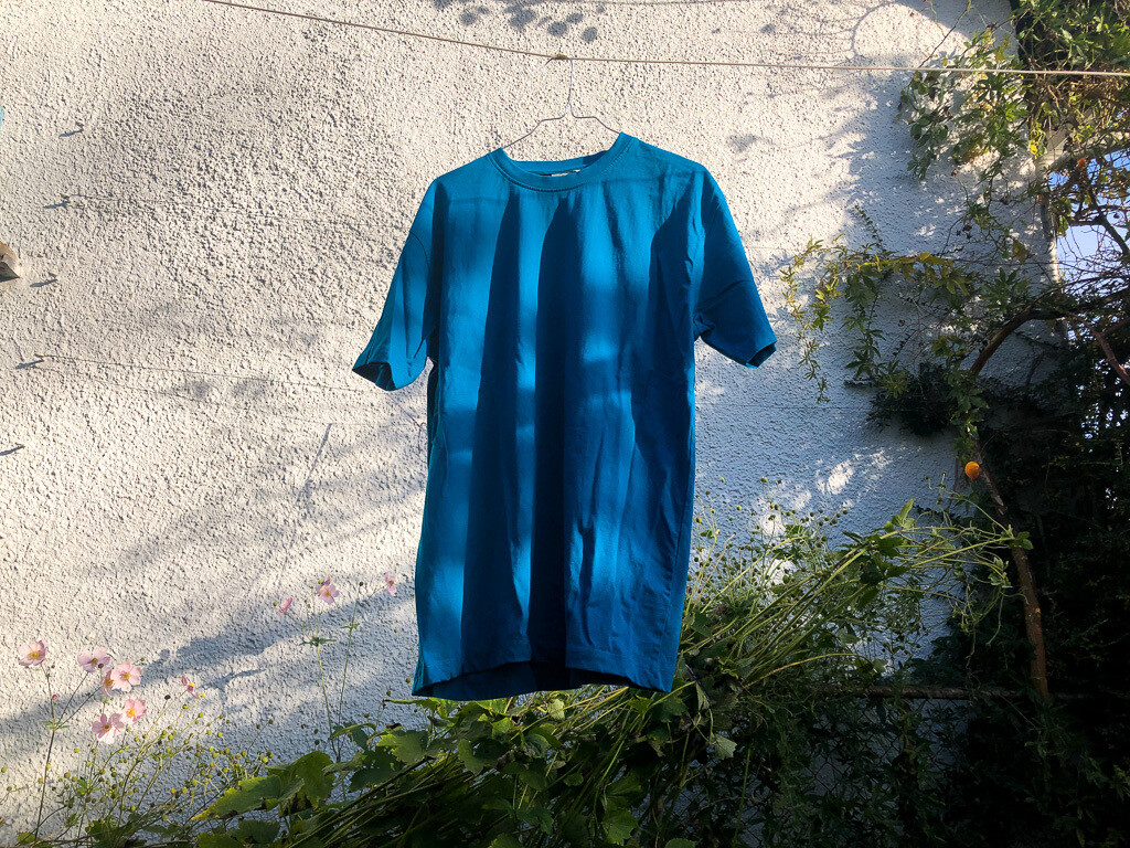 Secondhand T-Shirt in Blau (XL)