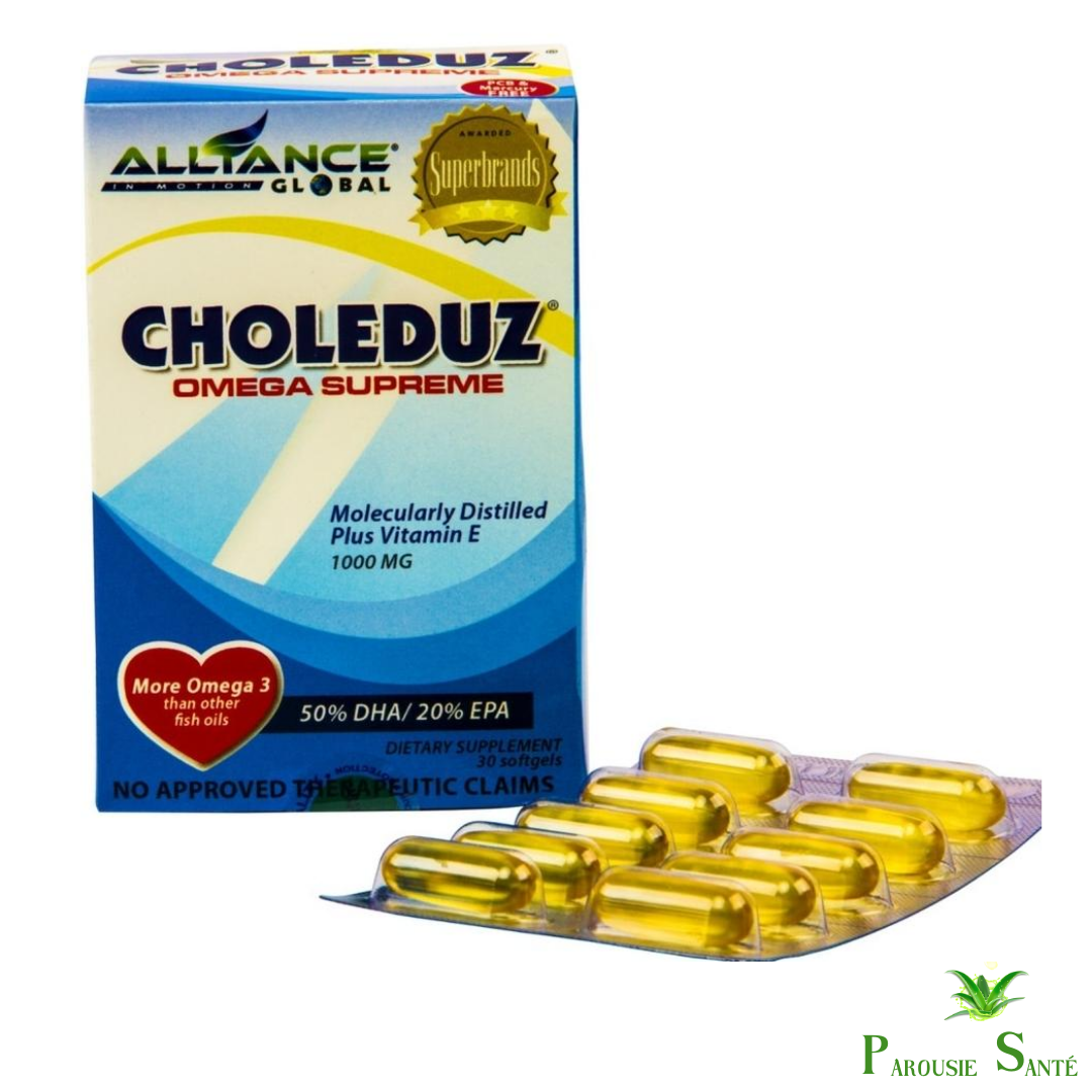 CHOLEDUZ -OMEGA 3 Bon pour le coeur