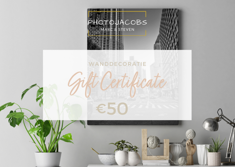 Wanddecoratie Gift Certificate