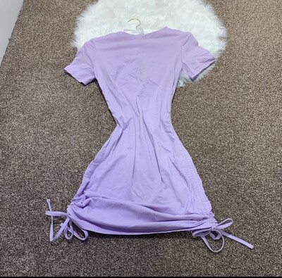 Drawstring Tee Dress