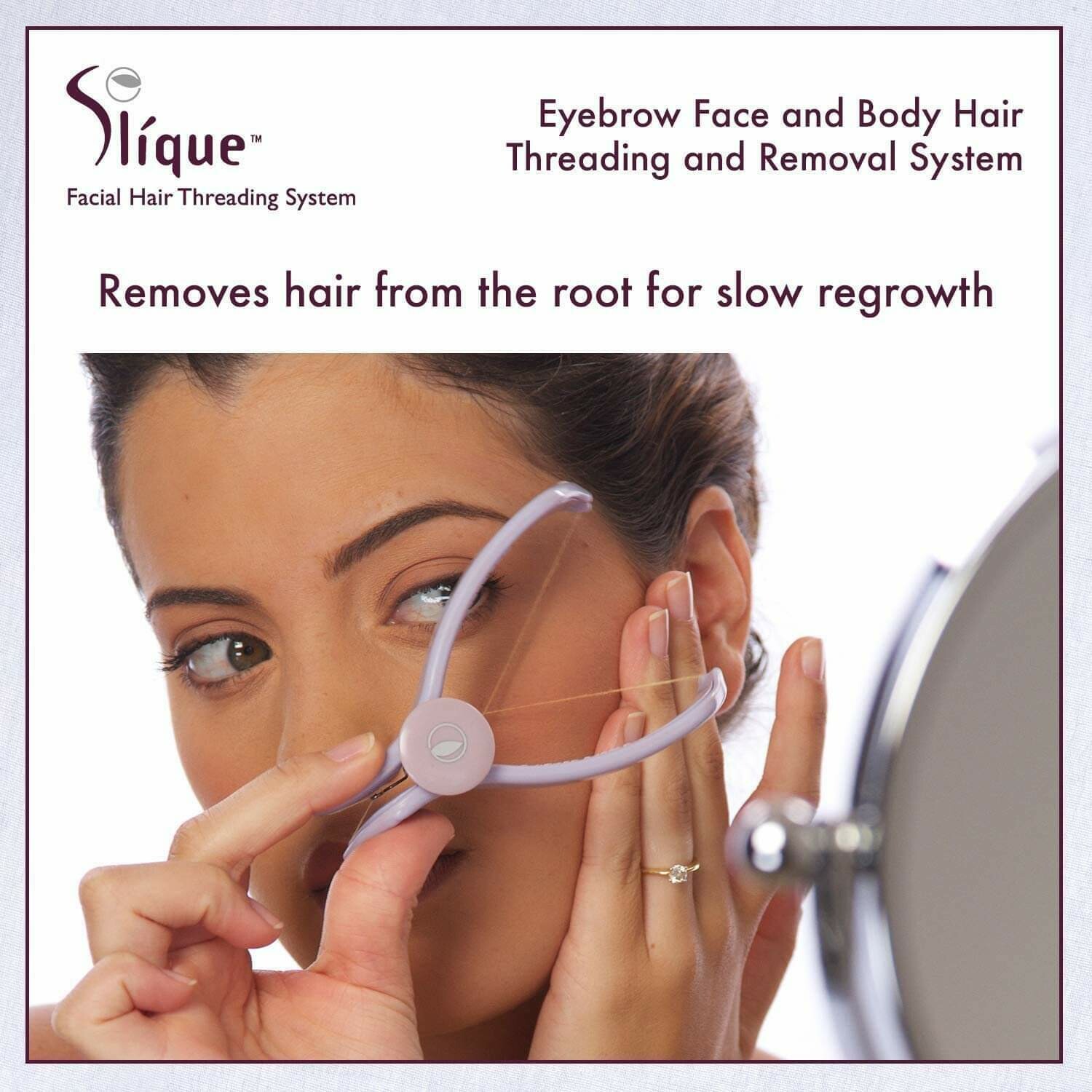 Slique Eybrows Face &amp; Body Hair Threading &amp; Removal Bundle