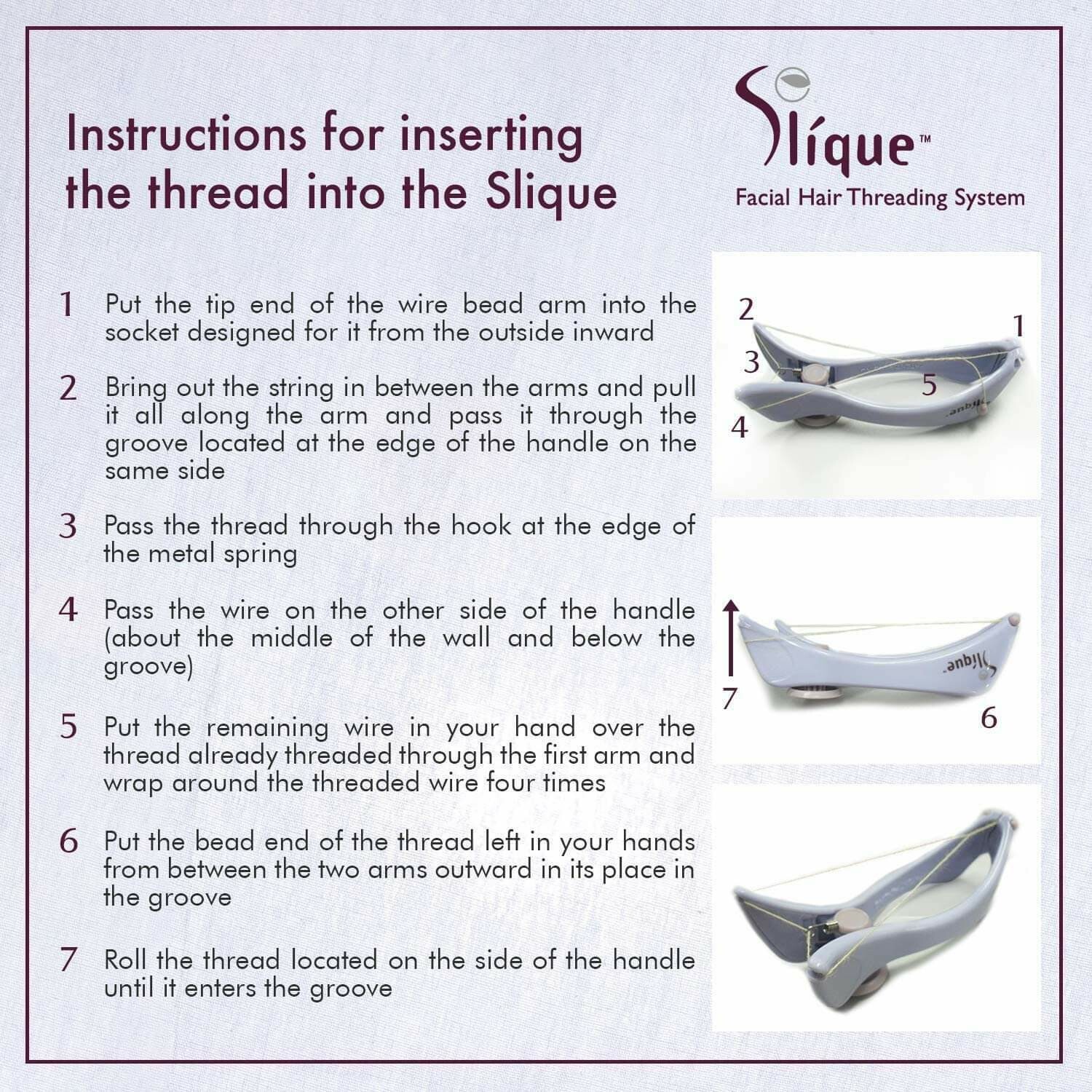 Slique Eybrows Face &amp; Body Hair Threading &amp; Removal Bundle