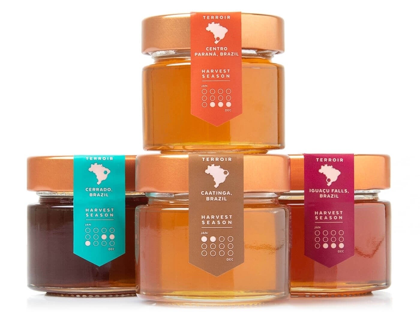 ORGANIC RAW HONEY VARIETAL SET