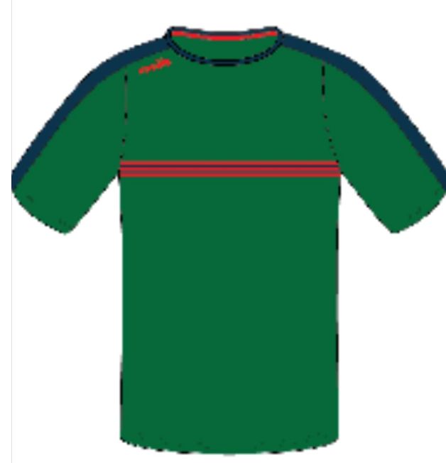 Dromore T-Shirt Marine Bottle Red