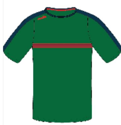 Dromore T-Shirt Marine Bottle Red