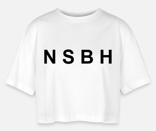 NSBH Women’s Oversized Cropped T-Shirt